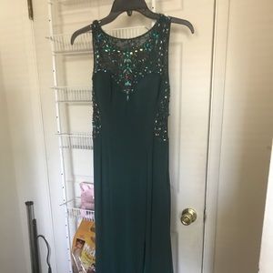 Green elegant dress